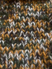 Image 2 of 1970s Handmade Cottage Earthtone Open Sweater