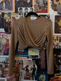 Image 1 of Y2K Significant Other Bronze Longsleeve Top