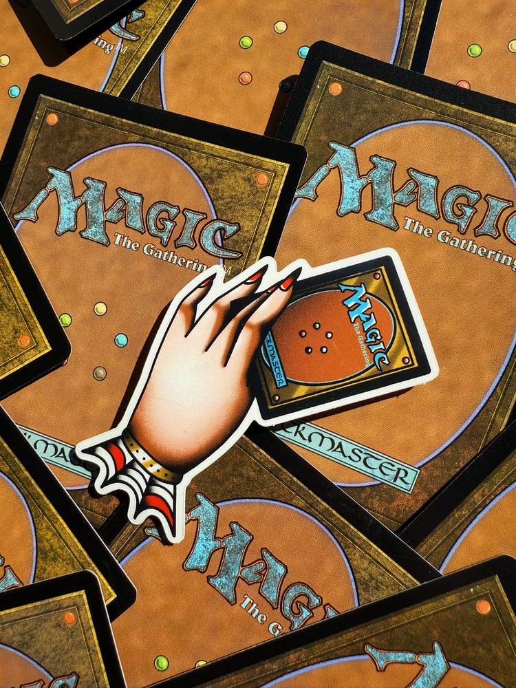 Image of Magic the Gathering Hand Sticker