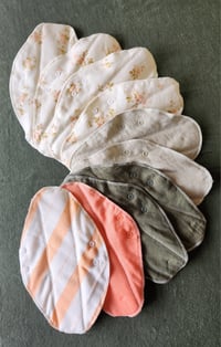 Image 1 of Linen Regular Pads Set of 10 - Afternoon Tea #3