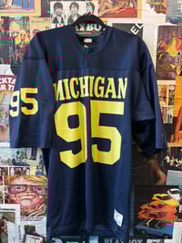 Image 1 of 1980s Champion Michigan Navy Shortsleeve Jersey