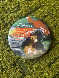 Image 1 of 1980s Disney’s “Fox and the Hound” Large Pin