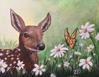 Deer and Butterfly