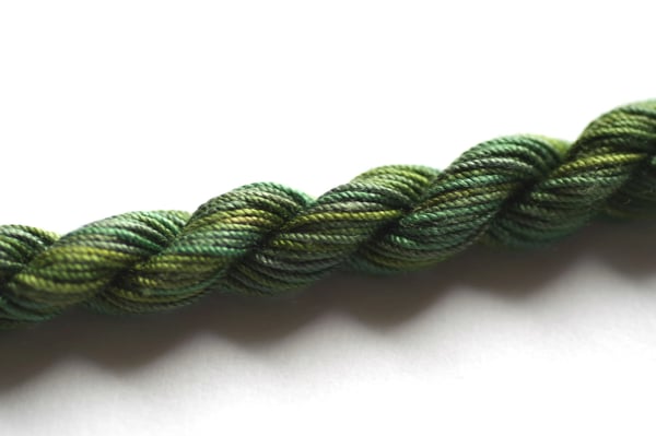Image of Silken Pearl SP090 Green Leaves by The Thread Gatherer