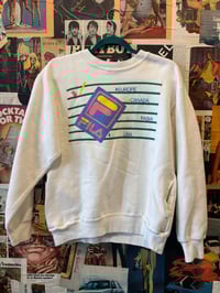 Image 1 of 1990s FILA Worldwide White Crewneck