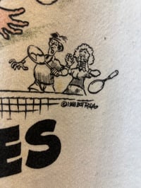 Image 3 of 1980s Mixed Doubles Cartoon White Crewneck