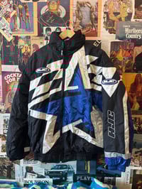 Image 1 of 1990s HJC Racing Dual-Layered Fleece/Windbreaker Jacket