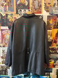 Image 2 of 1990s New York by Winlit Heavyweight Leather Coat