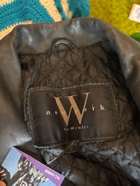 Image 3 of 1990s New York by Winlit Heavyweight Leather Coat