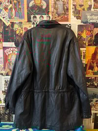 Image 2 of 1990s Forest Club Leather Coat