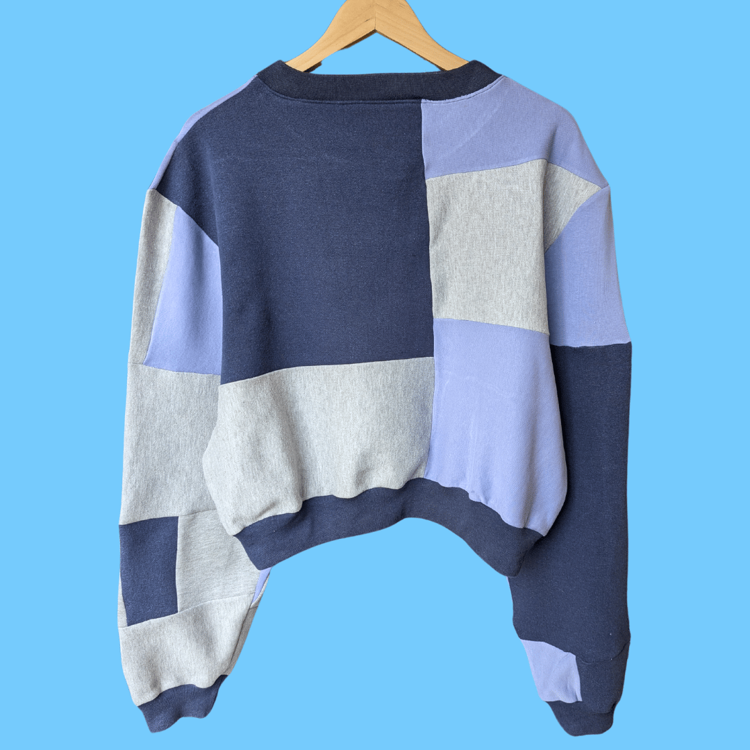 Image of Calm Sea Crop Sweatshirt