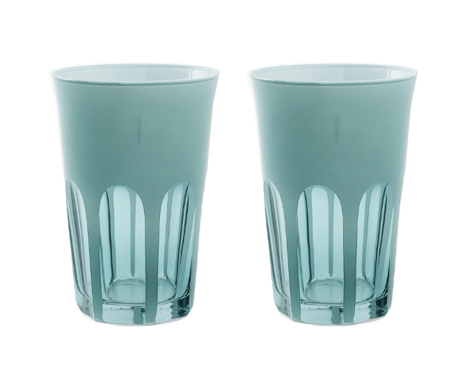 Image of Set of 6 Glasses (Two Color Choices)