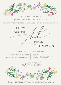 Image 2 of 5x7 Invites