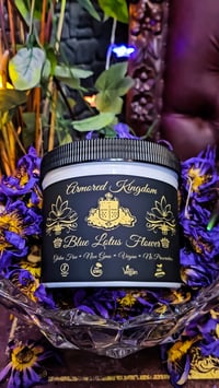 Image 2 of 👑The Armored Kingdom Natural Blue Lotus Flower Pre Rolls (10 in a Pack)