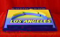 Image 5 of Los Angeles Chargers Hand Crafted NFL 3D Wooden Team Logo Wall Décor Hanging Artwork.