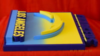 Image 6 of Los Angeles Chargers Hand Crafted NFL 3D Wooden Team Logo Wall Décor Hanging Artwork.