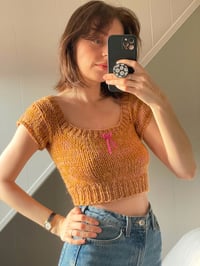 Image 1 of KNITTING PATTERN - Baby tee