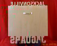 Image 10 of Jacksonville Jaguars Hand Crafted NFL 3D Wooden Team Helmet Wall Décor Hanging Artwork.
