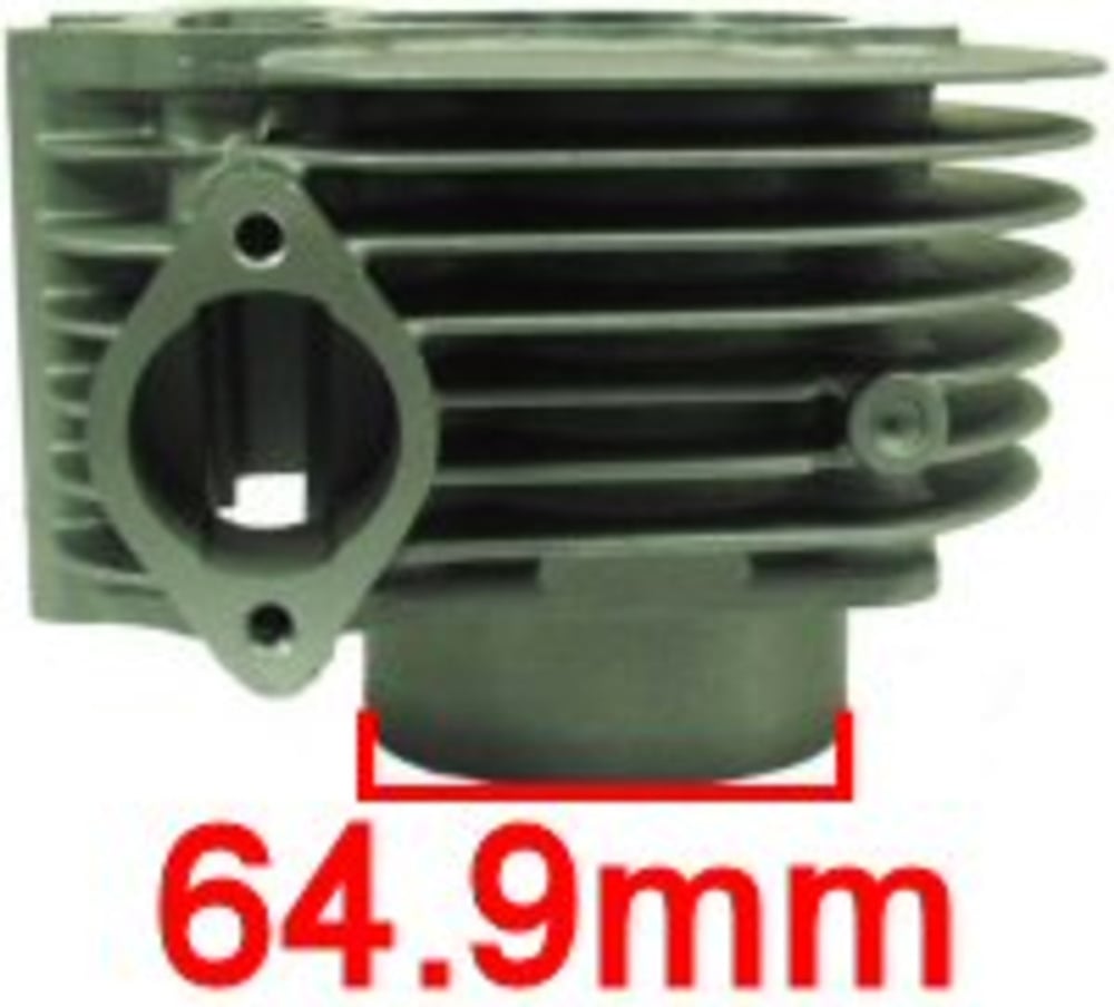 SSP-G 180cc - 206cc (63mm BORE) GY6 CYLINDER SET WITH 57mm SPACING FLAT CAST