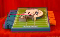 Image 4 of Miami Dolphins Hand Crafted NFL 3D Wooden Team Helmet Wall Décor Hanging Artwork.