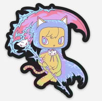 Image 2 of KITTY REAPER vinyl sticker