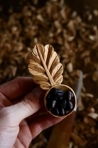 Image 5 of • Oak leaf Coffee Scoop