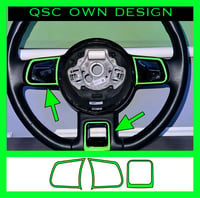 X3 Vw Up! Steering Wheel Trim Stickers 