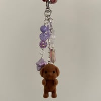Purple "Sylvanian Families" Golden Doodle Keychain