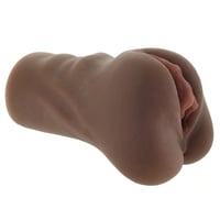 Image 3 of Stroke It Anatomical Pussy Stroker in Brown