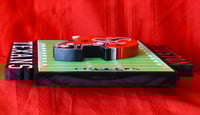 Image 9 of Houston Texans Hand Crafted NFL 3D Wooden Team Helmet Wall Décor Hanging Artwork.