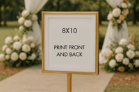 8X10 Double-Sided Sign