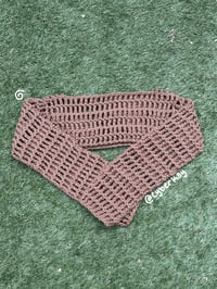 Image 1 of Mesh Sleeves ‘Brown’