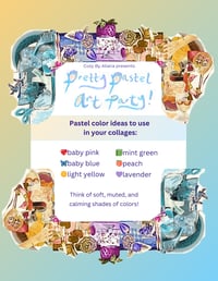 Image 2 of Pretty Pastel Art Party: A Collage Workshop