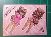 Image 3 of Cioccolata Front and Back Teasing - Sticker Sheet