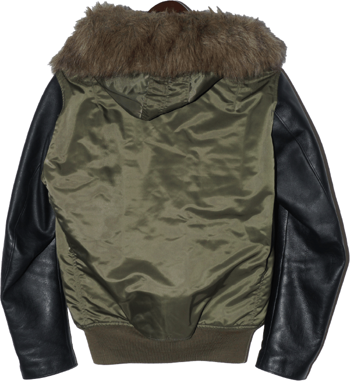 Image of Hysteric Glamour Faux Fur Trim Jacket