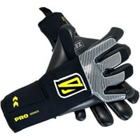Image 5 of ZEROES PRO V Black Hybrid Soccer Goalkeeper Gloves