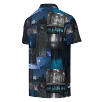 Image 4 of forest nights polo shirt (all over print)