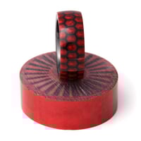 Image 9 of Honeycomb ring .stl 3D printer file! One single print will yield twelve 1.25" X .50" ring blanks