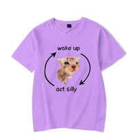 Image 4 of The Silly Cat Cycle Tee
