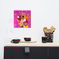 Image 4 of FREE SHIPPING - She Doesn't Let Life Drag Her Down - 12x12" Giclee Print 