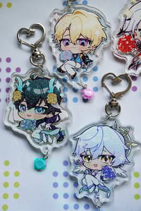 Image 4 of HSR Wedding Glitter Acrylic Charms