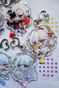 Image 3 of HSR Wedding Glitter Acrylic Charms