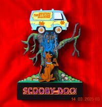 Image 1 of Scooby-Doo 3D Wooden Diorama Wall Décor
