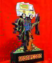 Image 2 of Scooby-Doo 3D Wooden Diorama Wall Décor