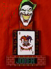 Image 1 of Joker 3D Wooden Diorama Wall Décor