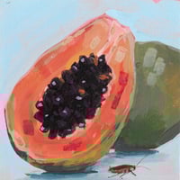Image 1 of Papaya Original Painting