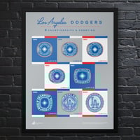 Image 1 of Los Angeles Dodgers Rings Print