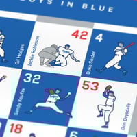 Image 3 of Los Angeles Dodgers Players Print