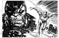 Image 5 of SILVER SURFER and THANOS  11" x 17"  Pin-Up 