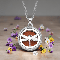 Image 1 of Dragonfly Diffuser Necklace